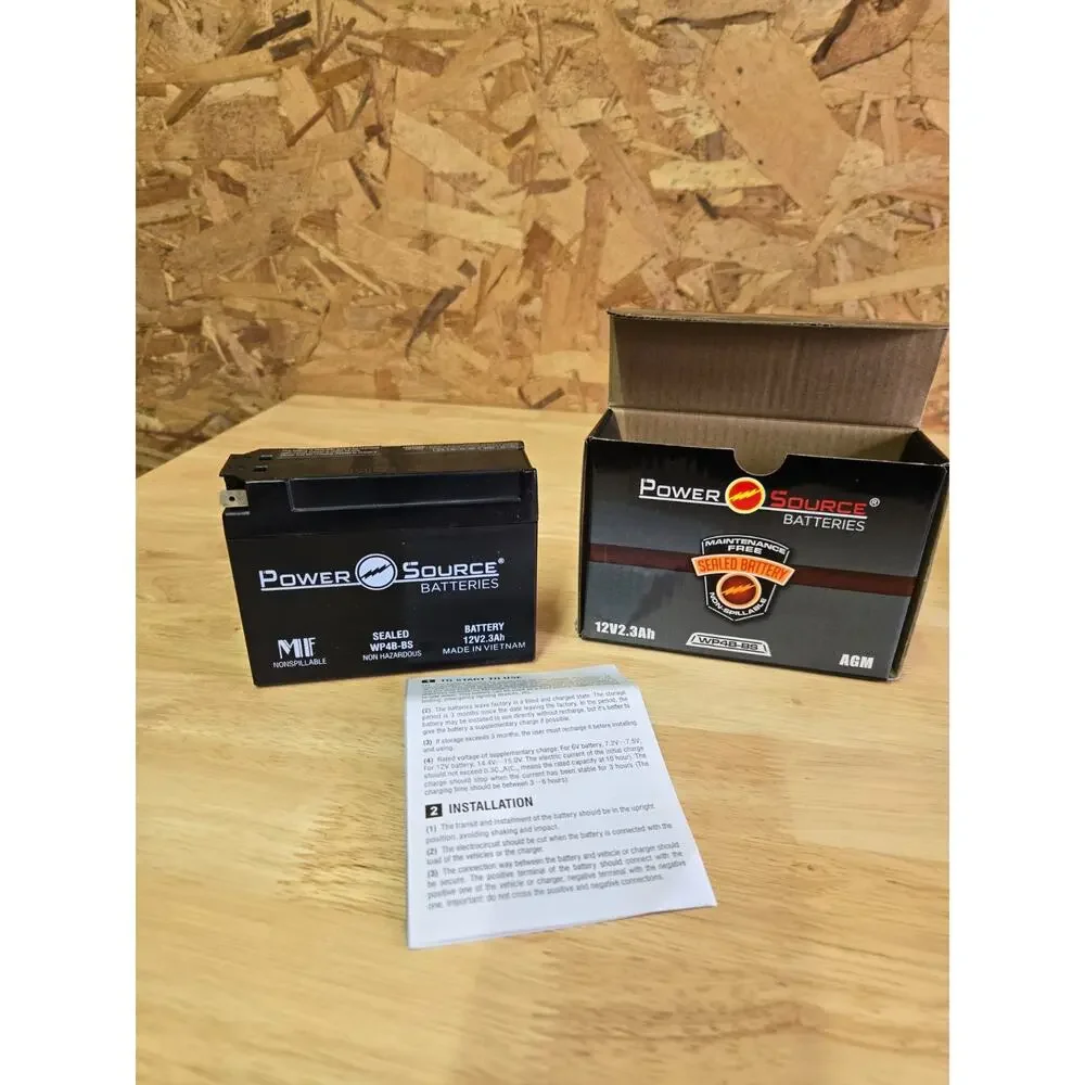 Power Source WP4B-BS Sealed Battery